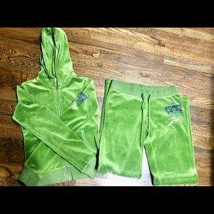 Juicy couture velvet sweatsuit